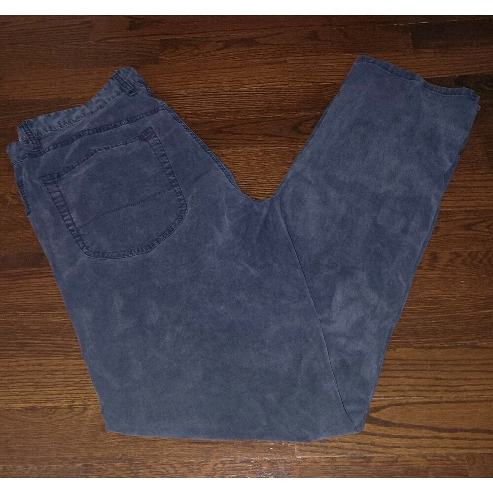 Travis Mathew Pants Mens 32x31.5" Navy Blue Casual Chino Lyocell Cotton Blend